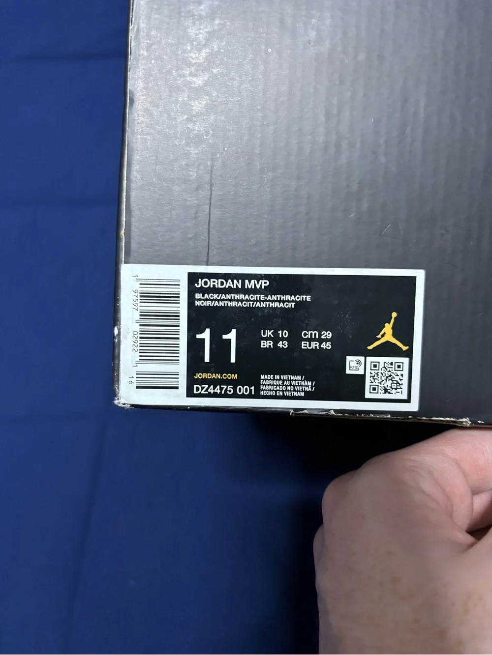 Jordan 11 Retro Jubilee 25th Anniversary 2020 Size 11.5